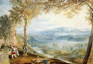 ジョセフ・マロード・ウィリアム・ターナー Painting - カービー・ロンセール・チャーチヤード・ロマンティック・ターナー